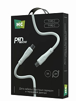 MORE CHOICE (4620202553041) K60aa USB 3.0A PD 60W для Type-C Type-C 1м , белый Кабель MORE CHOICE (4620202553041) K60aa USB 3.0A PD 60W для Type-C Typ