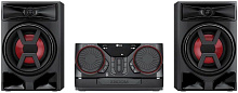 LG Музыкальный центр CK43N, 300Вт, Bluetooth, FM, USB, черный