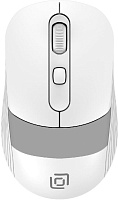 OKLICK Мышь 310MW, оптическая, беспроводная, USB, белый и синий [1869094] Мышь