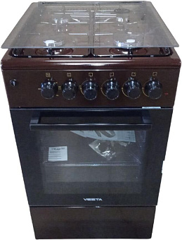 VESTA Valencia VGE 50 10-E ГК Коричневый Ex Плита газоэлектрическая
