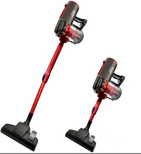 GINZZU VS118 серый/красный Пылесос