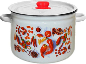APPETITE 1с18с Паприка эмал цил 7,0л Кастрюля