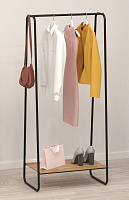 ЗМИ Скандинавия 21 гардеробная ВГCСП21 Черная Вешалка напольная