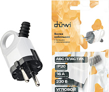 DUWI (30467 8) Вилка ABS-пластик, угловая