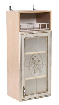 БИТЕЛ АНЖЕЛИКА ШКН 300 ПВ (высота 920) ДУБ МОЛОЧНЫЙ, ЯСЕНЬ, 6227 AB/L (RS113АВ), S3 цветок Кухонный модуль