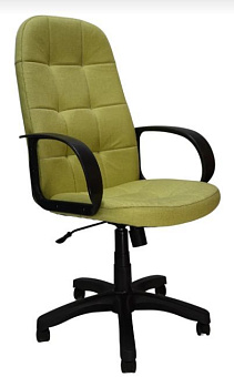 ЯРКРЕСЛА Кр45 ТГ ПЛАСТ К64 (ткань Крафт лайм) Кресло компьютерное