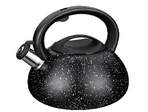 AGNESS 907-080 Black Marble нерж. 3л Чайник AGNESS 907-080 Black Marble нерж. 3л