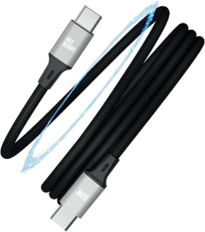 AKSBERRY (6900307910016) X164 Magnetic Type C - Type C, черный Кабель