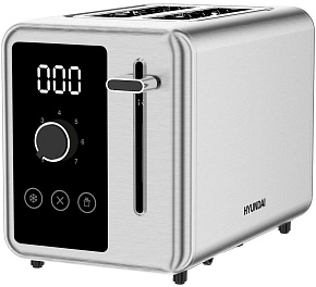 HYUNDAI Тостер HYT-3305 800Вт черный/серебристый Тостер