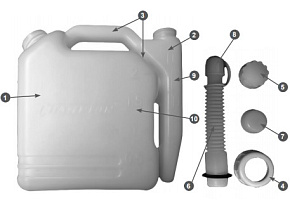 CHAMPION C1010 Емкость 1литр для приг. топл. смеси Емкость