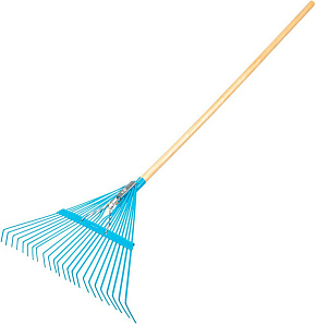 PALISAD стальные, 540 х 1450 мм, 24 плоских зуба, лакированный черенок, Luxe, 617905 Грабли веерные