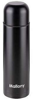 MALLONY Термос из нерж. стали SOLIDO, 0,5 л, черный (106045) Термос
