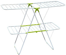 РЫЖИЙ КОТ Сушилка для белья напольная двухуровневая CD-02, 147*60*98 см (109602)