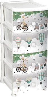 VIOLET ЛИМПОПО 4-х секц. 350447 Комод