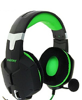 SMARTBUY (SBHG-2100) RUSH VIPER черно-зеленый Наушники-гарнитура