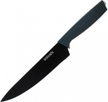 SATOSHI Орис Нож кухонный шеф 20см, нерж.сталь с антиналипающим покрытием, софт-тач 803-366 803-366 Нож