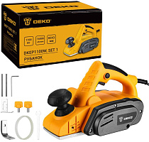 DEKO DKEP1100W SET1, 1100Вт, 82 мм 083-1074 Рубанок DEKO DKEP1100W SET1, 1100Вт, 82 мм 083-1074