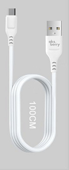 AKSBERRY (6900203270016) X153 для Type-C 2.4A белый Кабель