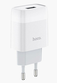 HOCO (6931474712899) СЗУ HOCO C72A Glorious single port charger (белый) СЗУ