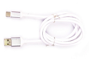 HARPER SCH-730 (USB TYPE C, 1м, оплетка силикон) белый USB кабель