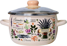 APPETITE эмал сфер Эдем 5,5л стекл/кр ТМ Кастрюля