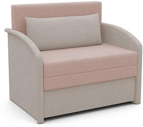 ЭЛЕГИЯ Малыш ДМ 001.02 Диван-Кровать 750 BARNI SILVER BARNI ROSE WOOD Категория 3 Мягкая мебель