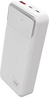 MORE CHOICE (4620202552785) PB29-20 20000mAh 1USB+2Type-C 3.0A 22.5W+PD20W+QC3.0 , белый Powe Bank