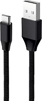 AKSBERRY (6900278680010) X158 USB A-Type C, 3A, черный Кабель