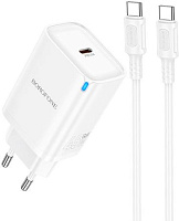 BOROFONE (6941991117541) BA86Aaa 1Type-C 3.0A PD 45W , White СЗУ