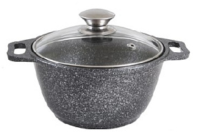 KUKMARA КМТ32а 3,0л. Темный мрамор Кастрюля KUKMARA КМТ32а 3,0л. Темный мрамор