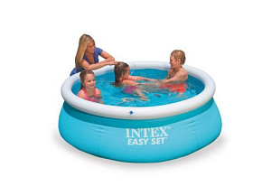 INTEX Бассейн с надувным кольцом EASY SET 183x51см.(в кор.) Арт. 28101NP Бассейн надувной
