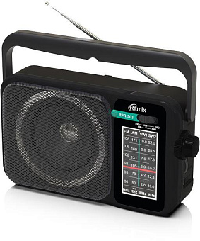RITMIX RPR-303, черный Радиоприемник