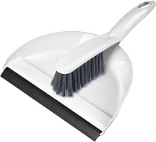 HOMVER Good щетка-сметка с совком с кромкой (белый) 223200929/01