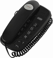 TEXET Телефон проводной TX-238 черный Телефон проводной