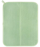 РЫЖИЙ КОТ Коврик для сушки посуды Skandi зеленый 45х35см