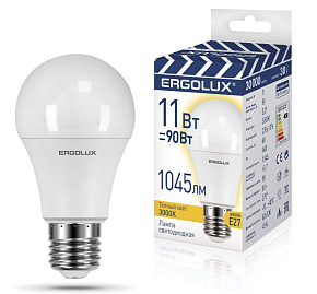 ERGOLUX (14458) LED-A60-11W-E27-3K Лампа светодиодная