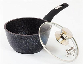 МЕЧТА 82803 Гранит star 1,7л несъемная ручка стеклянная крышка Ковш