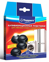TOPPERR 3201 Антивибрационные подставки для стир машин и холодильников Антивибрационные подставки