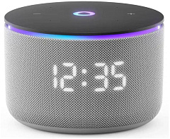 ЯНДЕКС Умная колонка Yandex Станция Мини 3 Про Алиса серый 18W 2.0 BT/Wi-Fi (YNDX-00059GRY)