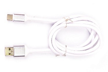 HARPER SCH-730 (USB TYPE C, 1м, оплетка силикон) белый USB кабель
