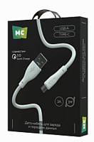 MORE CHOICE (4620202553003) K60a USB 3.0A для Type-C - 1 м , белый Кабель MORE CHOICE (4620202553003) K60a USB 3.0A для Type-C - 1 м , белый
