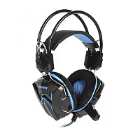 SMARTBUY (SBHG-1000) RUSH SNAKE черно-синий Наушники с гарнитурой SMARTBUY (SBHG-1000) RUSH SNAKE черно-синий