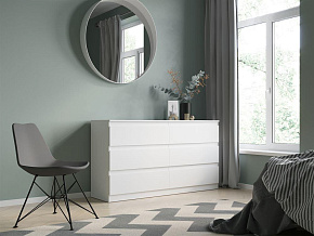 НК-МЕБЕЛЬ STERN комод Т-6 (16 мм) 6-я Белый 72676242 (2 кор.) Комод