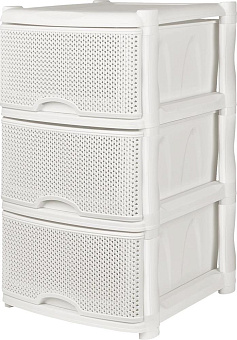 KEEPLEX KL378312048 Ajur трехсекционный 50х41,5х45см белое облако Комод