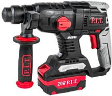 P.I.T. Перфоратор SDS-Plus аккум. бесщеточный PBH20H-22A/1 (20В, 2.0Дж, 2реж, Ø22мм, 1акб, ЗУ, кейс)