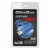 OLTRAMAX OM-64GB-260-Blue 3.0 синий флэш-накопитель