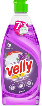 GRASS 125383 Velly Бархатная фиалка (флакон 500мл) Средство для мытья посуды GRASS 125383 Velly Бархатная фиалка (флакон 500мл)