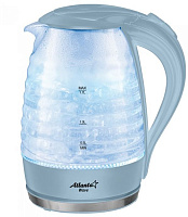 ATLANTA ATH-2467 blue (1,7л. стекло) ATH-2467 (blue) Чайник стеклянный электрический