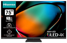 HISENSE QLED 55U8KQ SMART TV Телевизор Hisense 55" 55U8KQ черный Mini-Led UHD 120Hz Smart TV