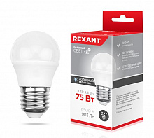 REXANT (604-208) (GL) 9,5 ВТ E27 903 ЛМ 6500 K Лампа светодиодная